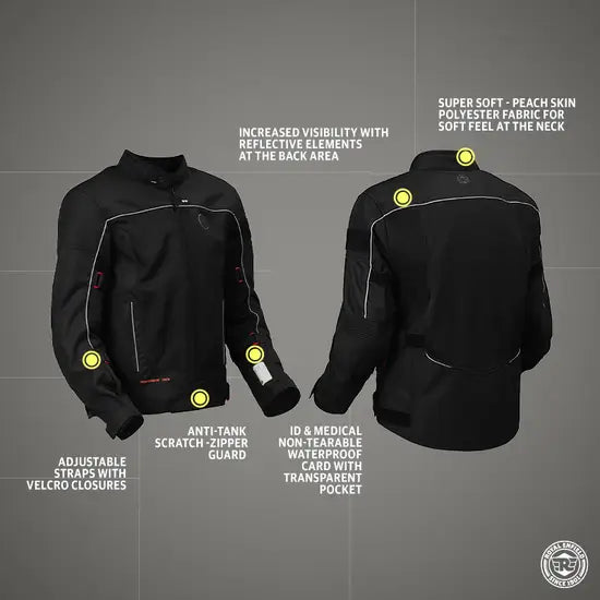 ROYAL ENFIELD EXPLORER V4 PRO RIDING JACKET - BLACK – SPARIFY