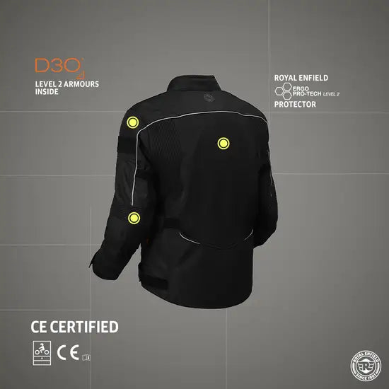 ROYAL ENFIELD EXPLORER V4 PRO RIDING JACKET - BLACK – SPARIFY
