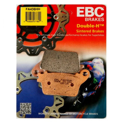 FA436HH rear brake pad  ( Double-H™ Sintered )  brake pads  | EBC ( Pack of 1 )
