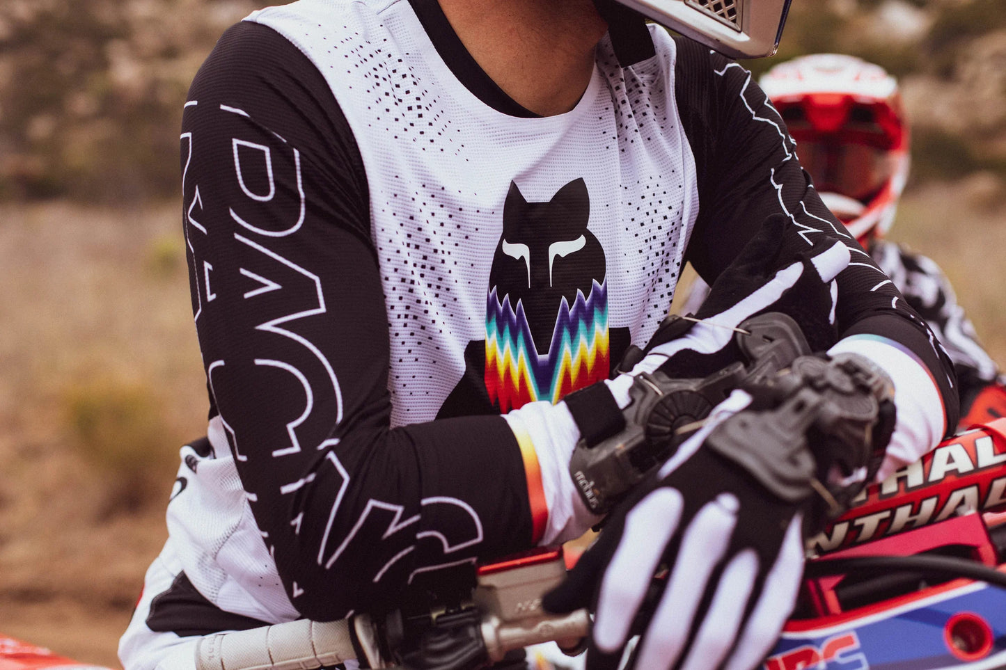 F.O.X Racing Flexair Motocross Jersey & Pants kit - White Black