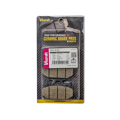 R15V3/R15 V4/FZ 25/FZ 16/ FAZER 25 /MT-15 Rear brake pad by vesrah ( Ceramic) SD-432