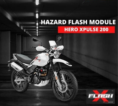 Hero XPulse 200 FlashX Hazard Flash Module, Blinker/Flasher - 60 patterns