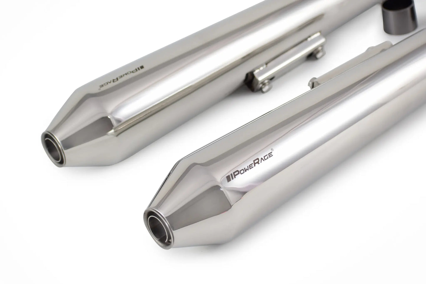 Royal Enfield Continental GT 650 / Interceptor 650 Twins Polish Finish - Long Type PoweRage Performance Slip-On Exhaust