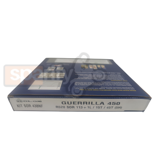 RE Guerrilla 450 Rolon Noise Free Chain Sprocket Kit  SOR 438NF