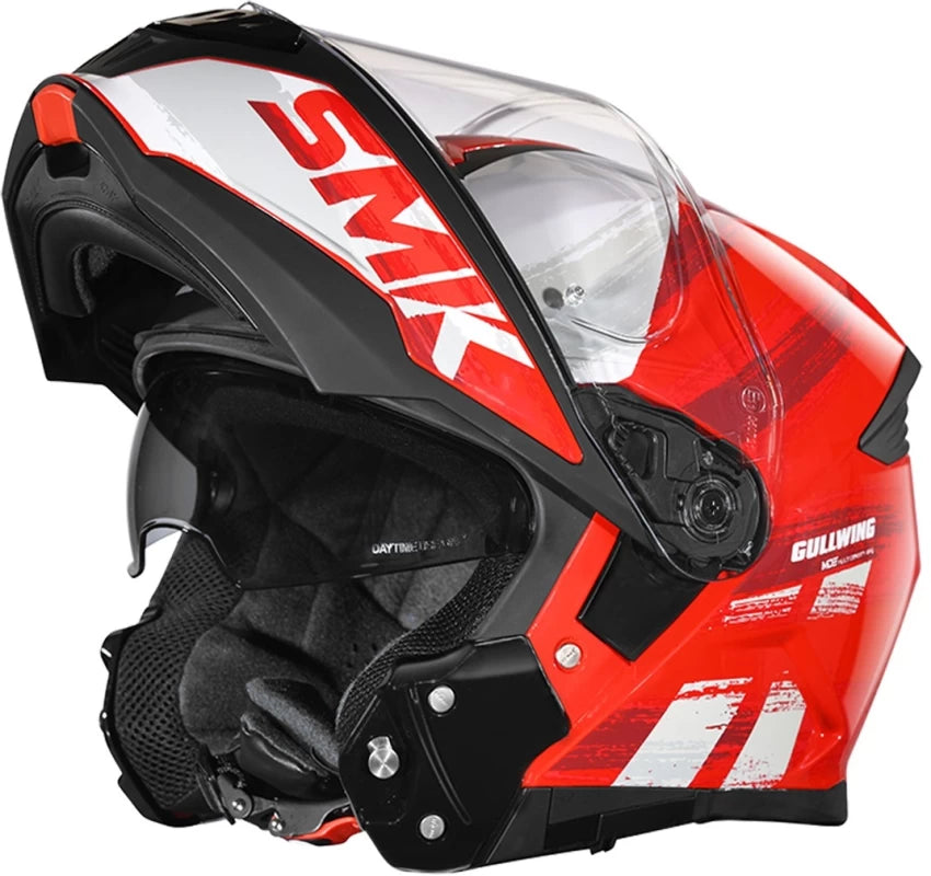 SMK Gullwing Tourleader Red Grey Gloss (GL363) Helmet helmet highlight 