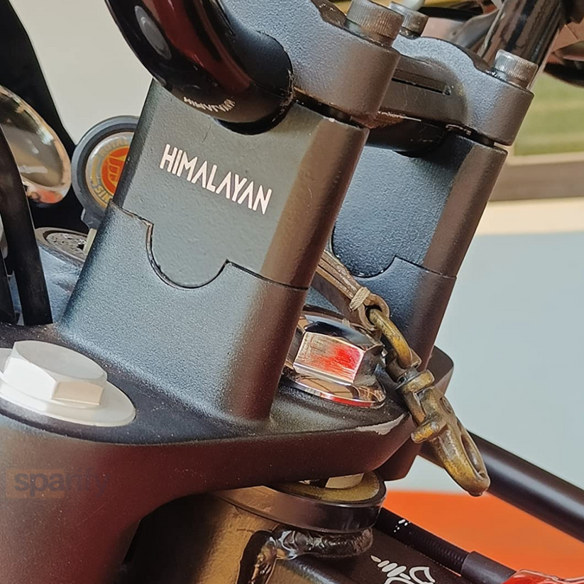 RE Himalayan 411 Handlebar Riser / Handlebar Height Raiser Clamps - BL ...