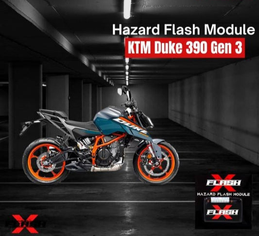 KTM DUKE 390 GEN 3 (2024 onwards) FlashX Hazard Flash Module, Blinker/Flasher - 60 patterns