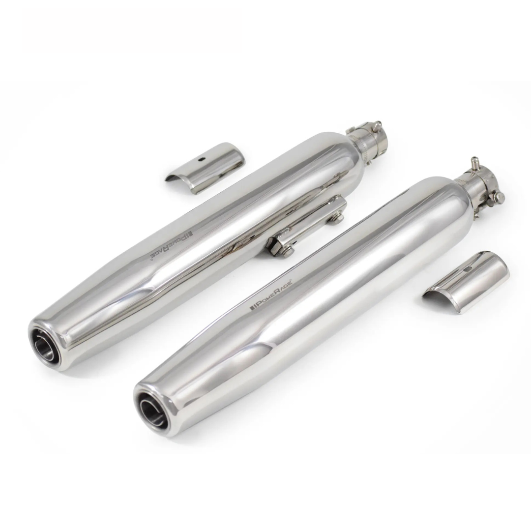 RE Super Meteor 650 – Polish Finish PoweRage Performance Slip on Exhaust