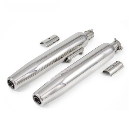 RE Super Meteor 650 – Polish Finish PoweRage Performance Slip on Exhaust