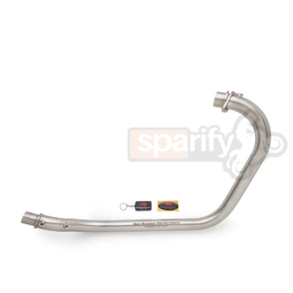 RE HIMALAYAN 411 / SCRAM 411 HEADER PIPE MATTE SILVER - VERTEX