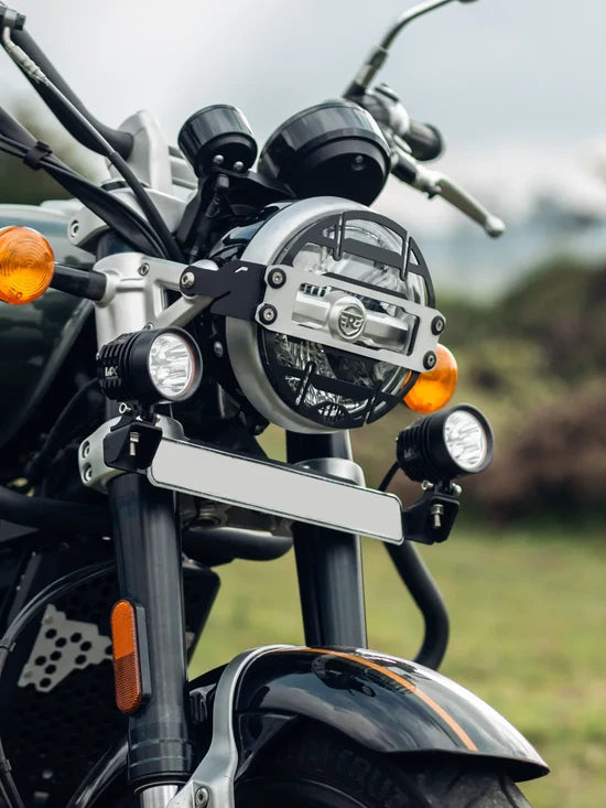 RE Super Meteor 650 Cosmic Headlight Grill | LEGUNDARY CUSTOMS