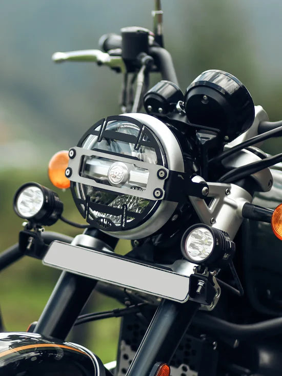 RE Super Meteor 650 Cosmic Headlight Grill | LEGUNDARY CUSTOMS