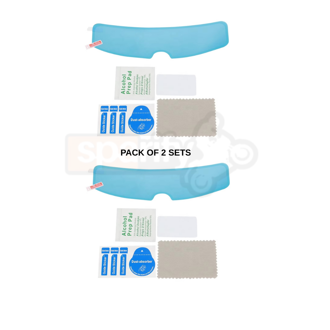 Motorcycle Anti Fog Film,Universal Fit Helmet Visor ,Fog Resistant Clear Shields Lens Insert,Helmet Visor Film Universal Helmet Visor Waterproof Insert,Helmet Lens Sticker,Anti-fog Shield Film