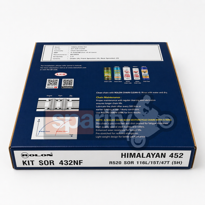 RE Himalayan 450 Rolon Noise Free Chain Sprocket Kit  SOR 432NF