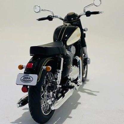 Jawa Classic 300 Black Chrome scale miniature model bike 1/18 - collectible scale model motorcycle