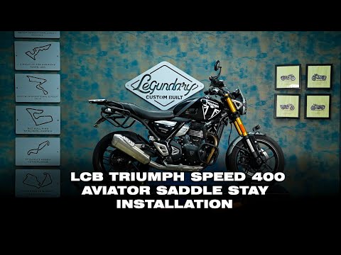 Triumph Speed 400 / Scrambler 400X / Scrambler 400XC / Speed 400 T4 Aviator Saddle Stay| LEGUNDARY CUSTOMS