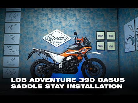 KTM Adventure 390 (2025 model)/ 250 ADV/390 ADV R/390 ADV X+/390 ADV S 2025 CASUS SADDLE STAY| LEGUNDARY CUSTOMS