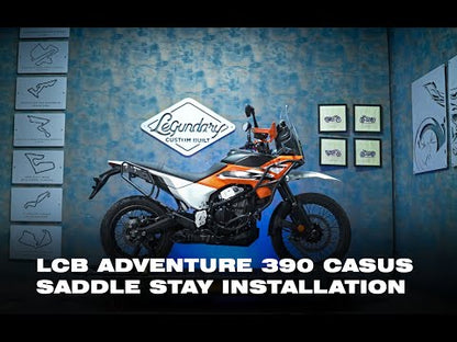 KTM Adventure 390 (2025 model)/ 250 ADV/390 ADV R/390 ADV X+/390 ADV S 2025 CASUS SADDLE STAY| LEGUNDARY CUSTOMS