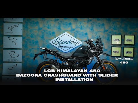 Himalayan 450 Bazooka Crashguard With Slider| LEGUNDARY CUSTOMS