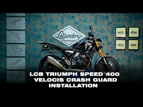 Triumph Speed 400/ Speed 400 T4 Velocis Non Slider Crash Guard | LEGUNDARY CUSTOMS
