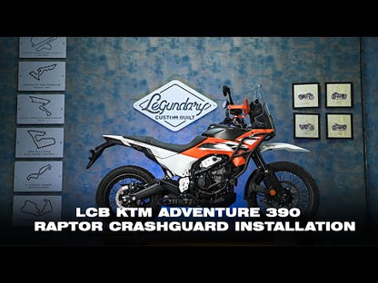 KTM Adventure 390 (2025 model)/ 250 ADV/390 ADV R/390 ADV X+/390 ADV S 2025 RAPTOR CRASHGUARD BLACK| LEGUNDARY CUSTOMS