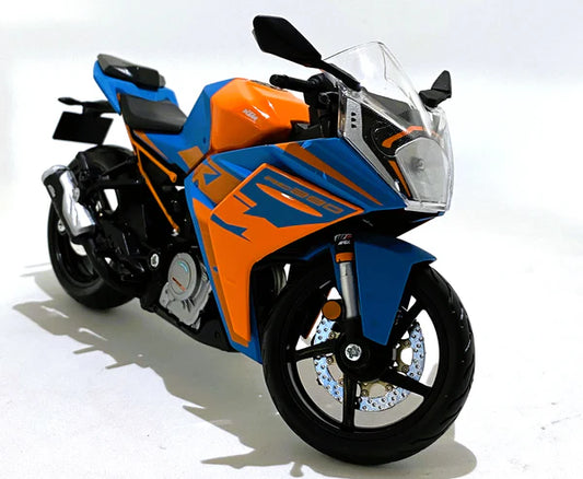 Maisto 2022 KTM RC 390 Bike Diecast model 1/12 Blue - collectible scale model motorcycle
