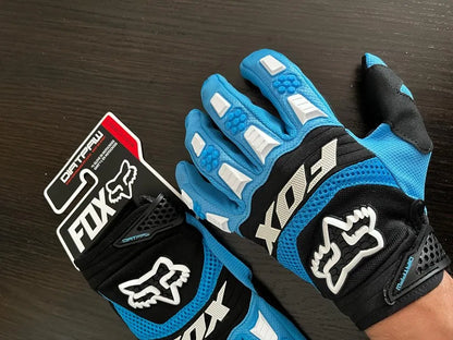 DIRTPAW Motocross Gloves  F.O.X  - Blue white black