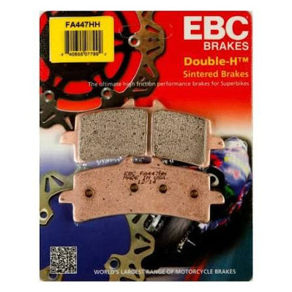 Yamaha R1 / R1M 2025, 2026 front brake pad  ( Double-H™ Sintered )  brake pads  FA447HH | EBC ( Pack of 1 )