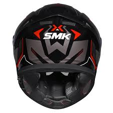 SMK TYPHOON AZONIX GL263 GLOSSY FULL FACE-DOT CERTIFIED HELMET