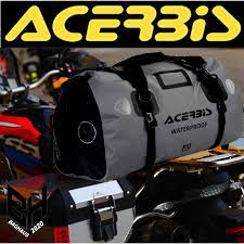 Acerbis Horizont X-Water Bag 40 Litre - Waterproof | Abrasion Resistant | Flexible | Universal Bike Fastening & Shoulder Strap | Black/Grey Color