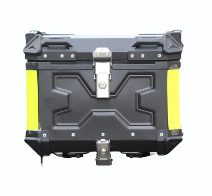 LGP Premium ( Double X V2 )Aluminium Top Box 45L - BLACK ( COMPATIBLE FOR ALL MOTORCYCLE ) - 1 YEAR WARRANTY