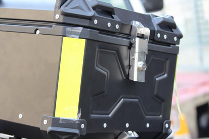LGP Premium ( Double X V2 )Aluminium Top Box 45L - BLACK ( COMPATIBLE FOR ALL MOTORCYCLE ) - 1 YEAR WARRANTY