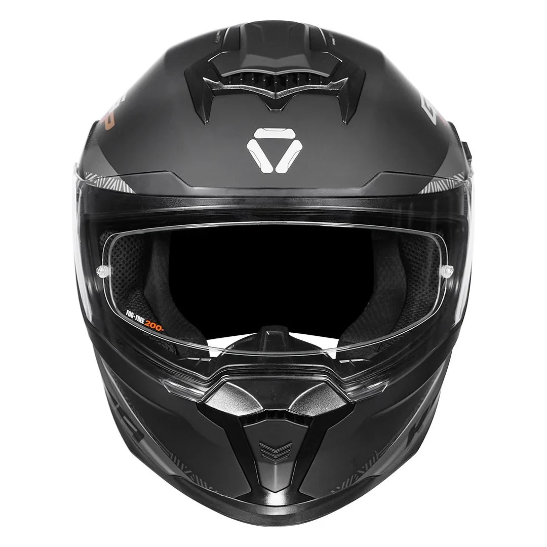 KORDA SONIC GP RAPIDE MATT GOLD FULL FACE HELMET- ECE AND ISI CERTIFIED