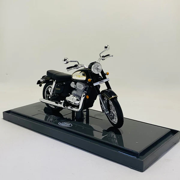 Jawa Classic 300 Black Chrome scale miniature model bike 1/18 - collectible scale model motorcycle