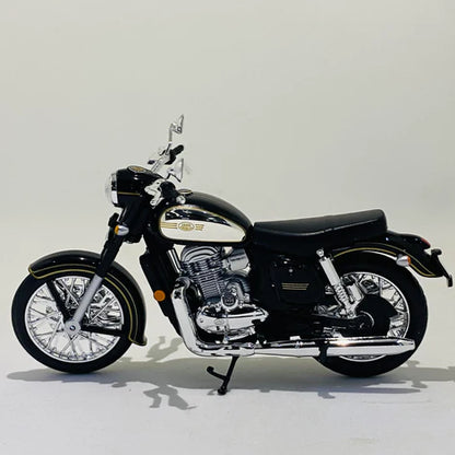 Jawa Classic 300 Black Chrome scale miniature model bike 1/18 - collectible scale model motorcycle