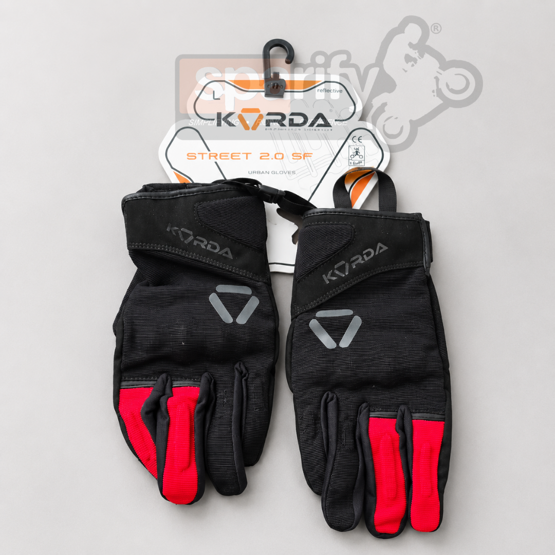 KORDA STREET 2.0 SF RED RIDING GLOVES