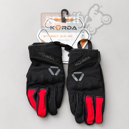 KORDA STREET 2.0 SF RED RIDING GLOVES