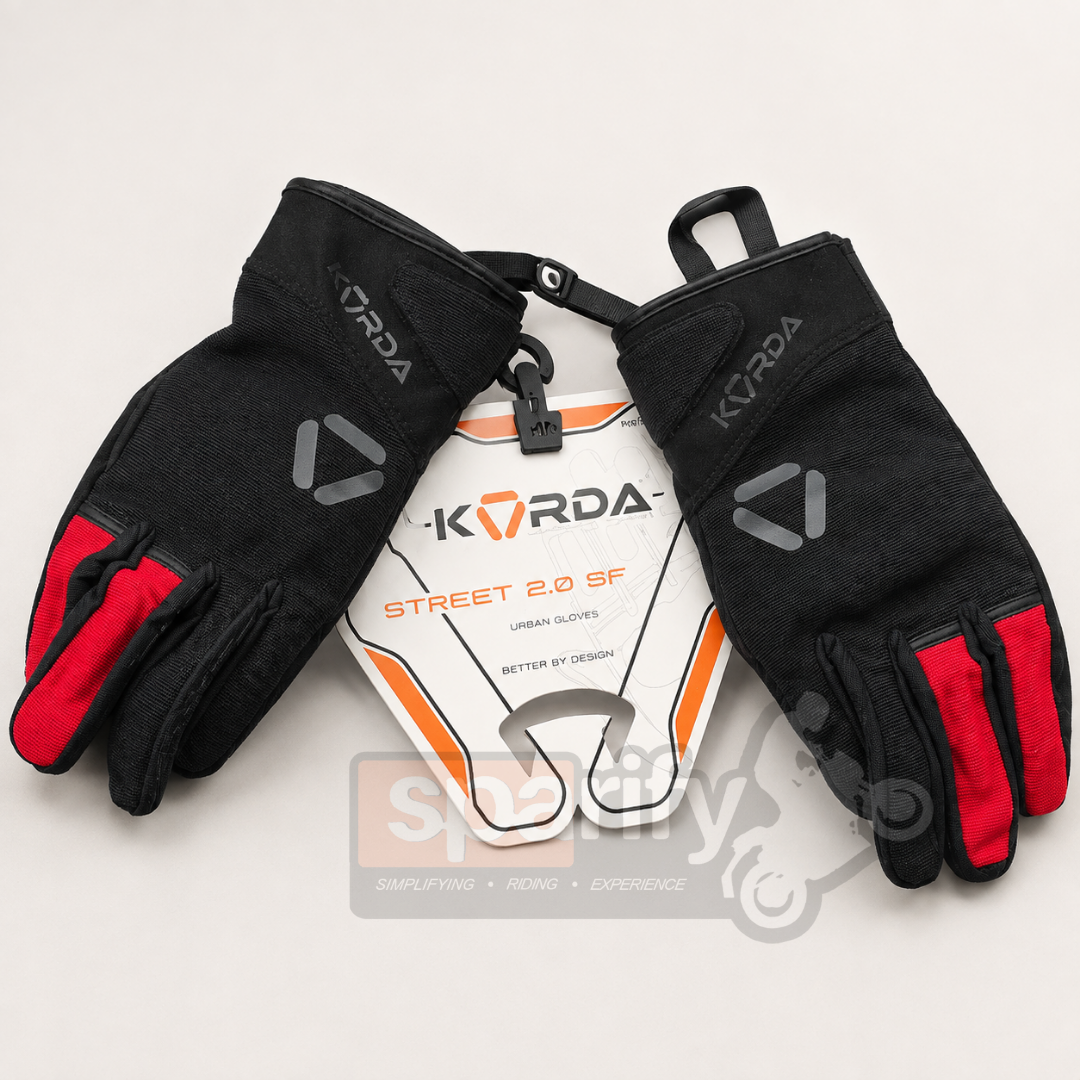 KORDA STREET 2.0 SF RED RIDING GLOVES