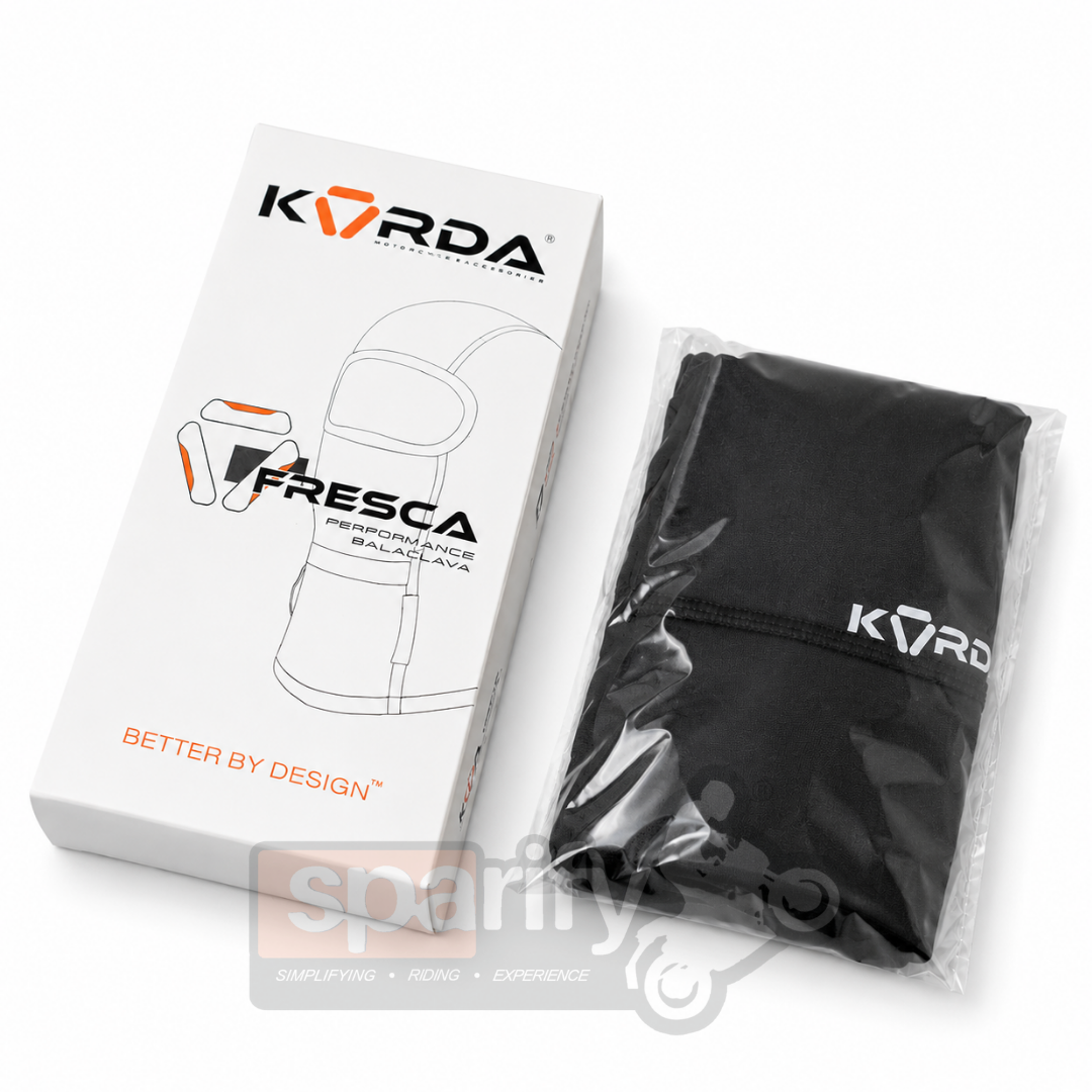 KORDA FRESCA BLACK ACC FACE MASK BALACLAVA