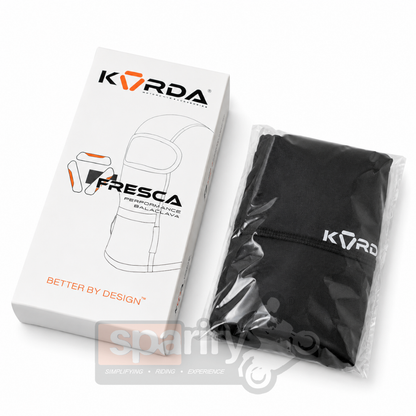 KORDA FRESCA BLACK ACC FACE MASK BALACLAVA