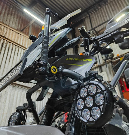 DK80 PRO HIGH POWER SPOTLIGHT | 160W |  Ultra Wide Driving Fog Lights | White/Yellow | with wiring harness and Intelligent wireless button switch | 18 months warranty | LGP