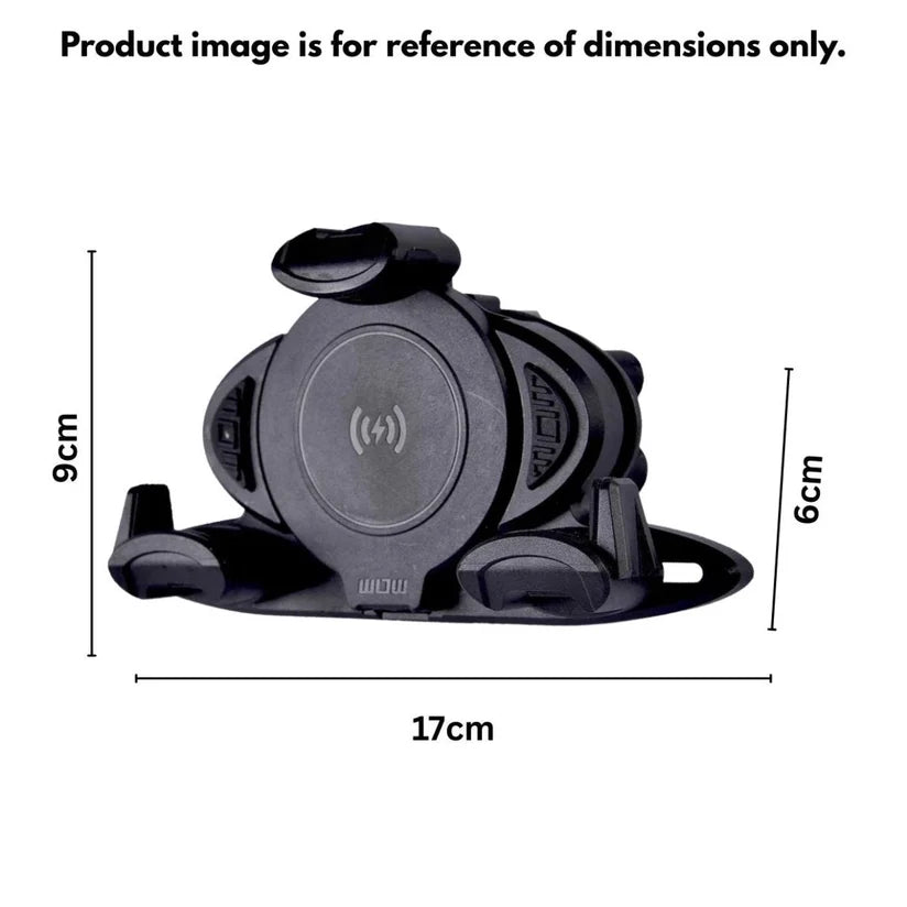 LGP ALPHA MOUNT HANDLEBAR PREMIUM MOBILE HOLDER WITHOUT CHARGER IDEAL FOR MAPS AND NAVIGATION ( BLACK )