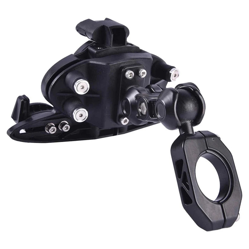 LGP ALPHA MOUNT HANDLEBAR PREMIUM MOBILE HOLDER WITH SMART CHARGER IDEAL FOR MAPS AND NAVIGATION ( BLACK )