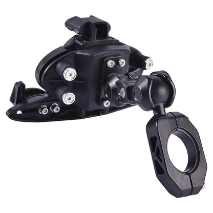 LGP ALPHA MOUNT HANDLEBAR PREMIUM MOBILE HOLDER WITH SMART CHARGER IDEAL FOR MAPS AND NAVIGATION ( BLACK )