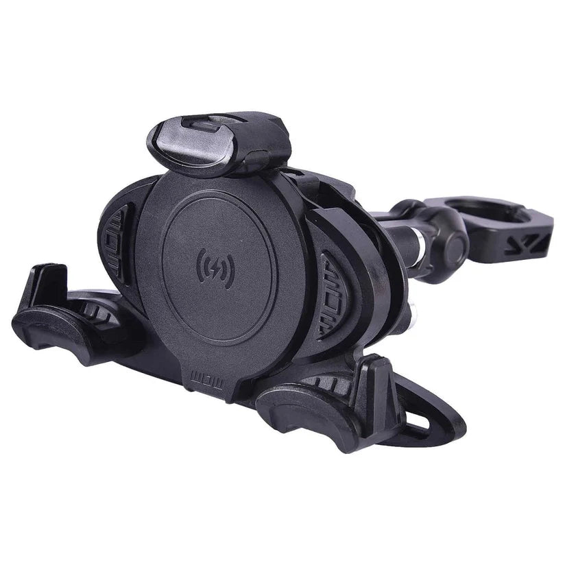 LGP ALPHA MOUNT HANDLEBAR PREMIUM MOBILE HOLDER WITH SMART CHARGER IDEAL FOR MAPS AND NAVIGATION ( BLACK )