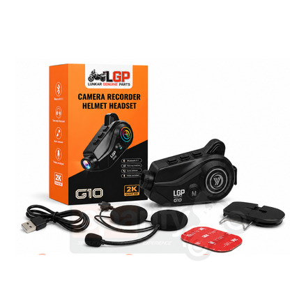 LGP G10 Bluetooth Camera Helmet Headset | 2K Action Camera