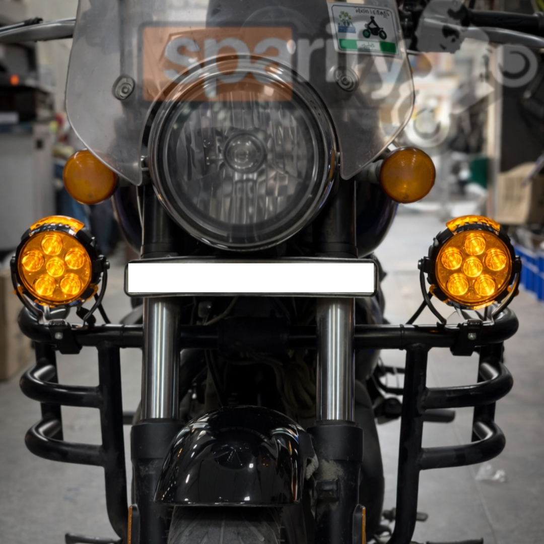 DK 660 Little Monster |  Ultra Wide Driving Fog Lights | White/Yellow | with wiring harness and Intelligent wireless button switch | 90W | 18 months warranty | LGP