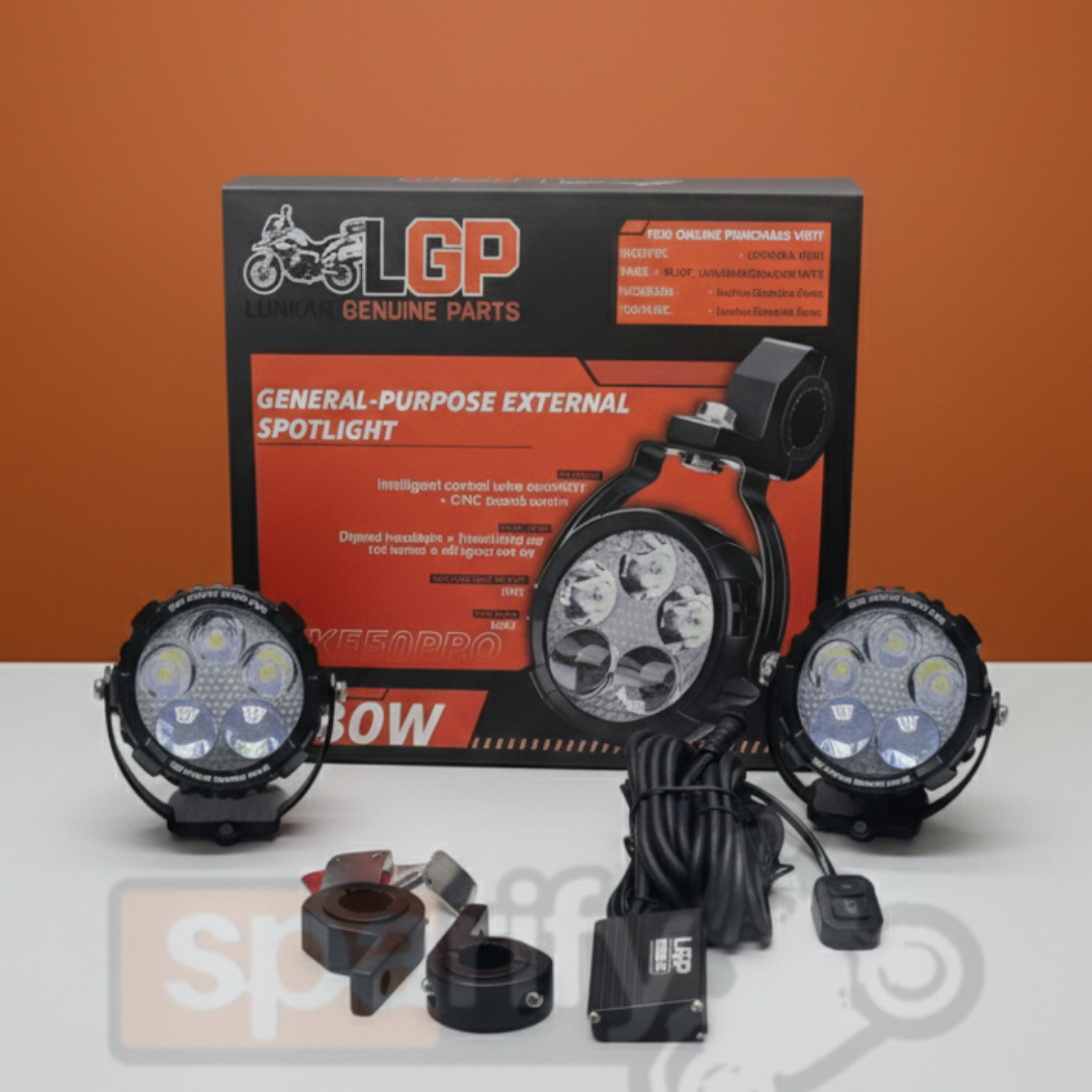 DK550 PRO HIGH POWER SPOTLIGHT | 90W |  Ultra Wide Driving Fog Lights | White/Yellow | with wiring harness and Intelligent wireless button switch | 1 year warranty | LGP