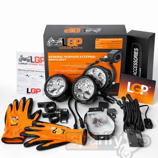 DK550 PRO HIGH POWER SPOTLIGHT | 90W |  Ultra Wide Driving Fog Lights | White/Yellow | with wiring harness and Intelligent wireless button switch | 1 year warranty | LGP