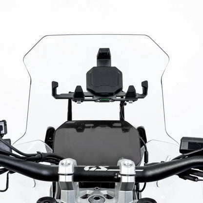 LOBOO PH06 Anti-Vibration Phone Mount - Magnetic Damping + 15W Wireless Charging ( Optional ) - Aluminum Motorcycle Holder (Fits 4.7"-7.2" Phones)
